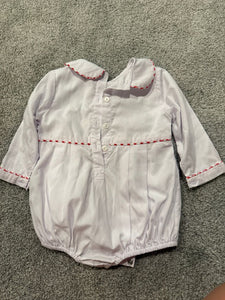 Eliza James Boutique worn once Nutcracker Embroidered Bubble 18 Months
