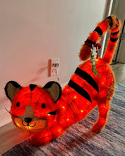 Load image into Gallery viewer, Christmas Mistletoe Tiger indoor or outdoor lights
