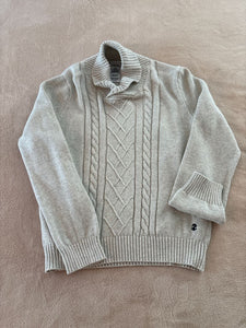 IZOD Size 10-12 Off White Sweater 10