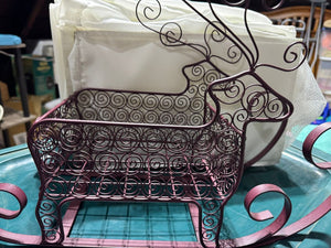 Christmas Reindeer Christmas card holder