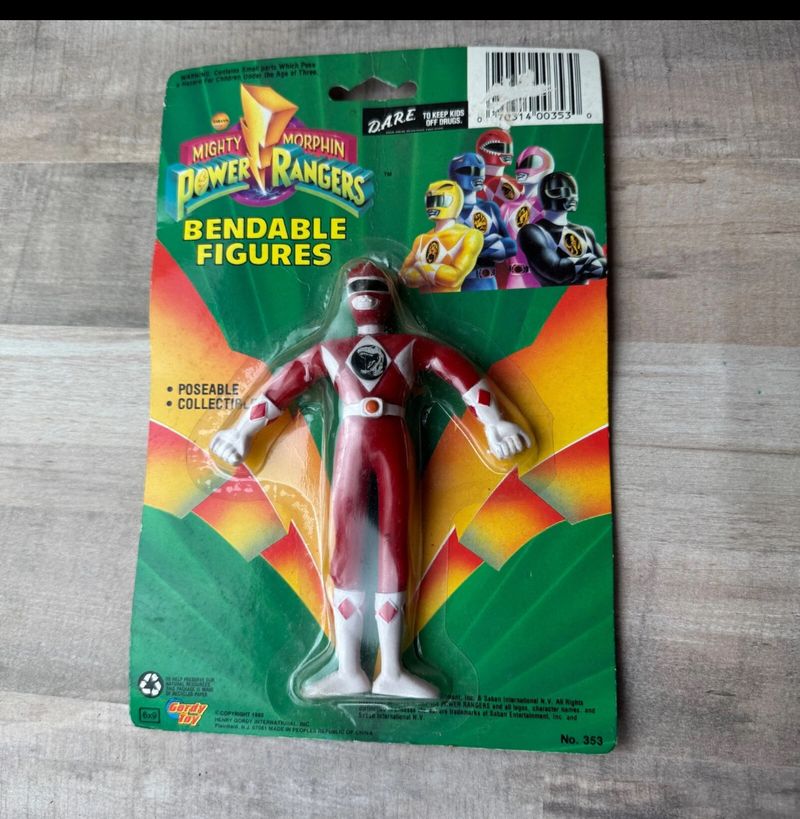 Power rangers Vintage Power Rangers Red Jason Gordy Toys 1993 NEW Mighty Mophin Figures and Animals