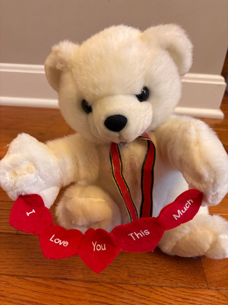 White bear I love you this much Plush Toys