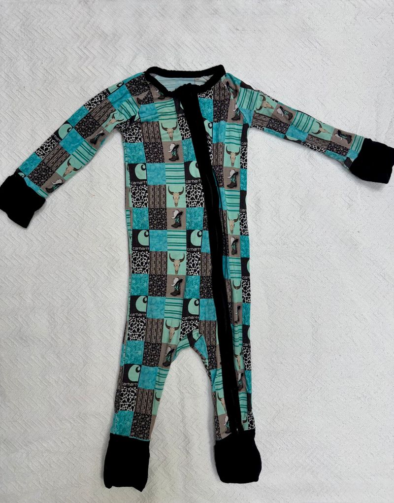 3-6 month Carhartt Bamboo sleeper  3 Months