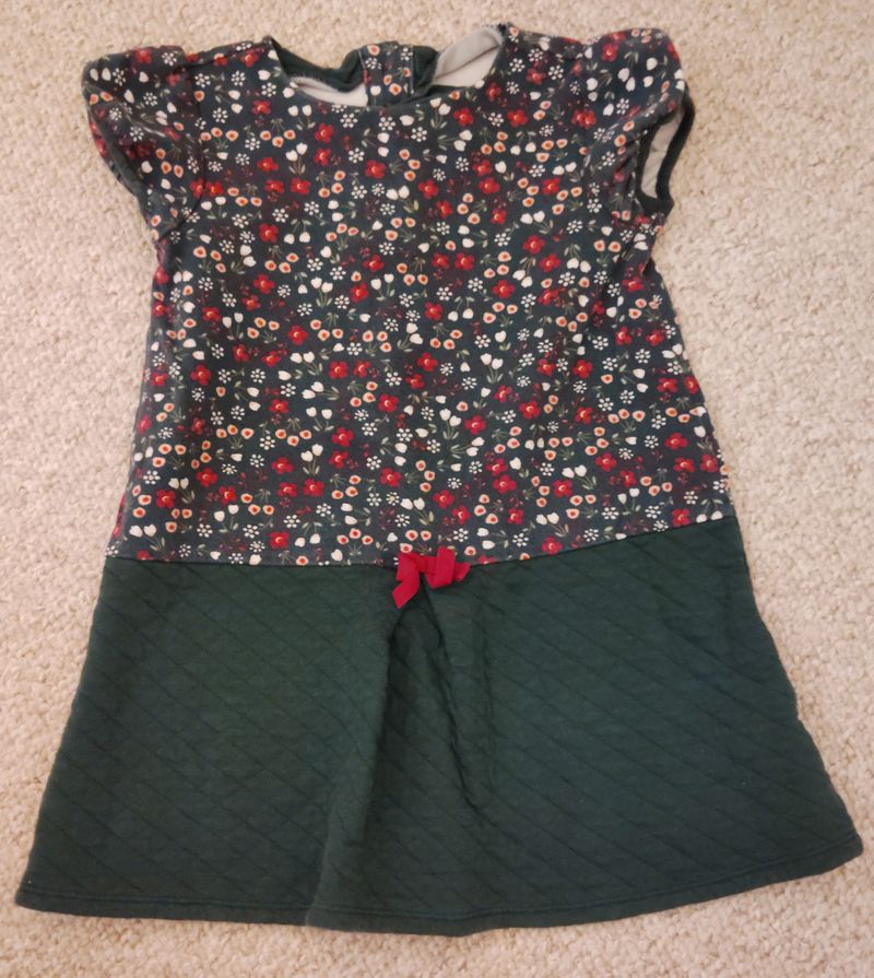 Gymboree Green floral dress 5T