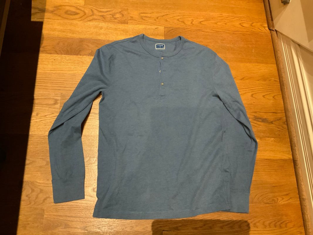J Crew large blue long sleeve shirt  Men's - L