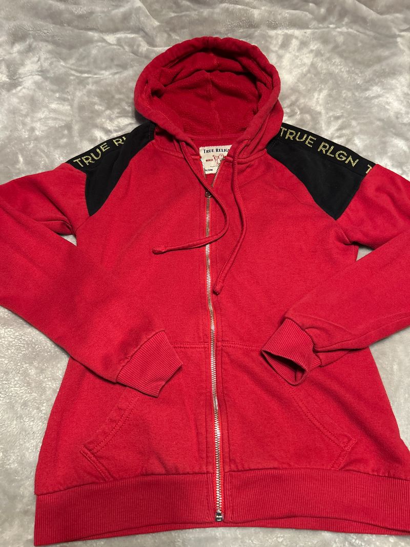 True Religion Red black and gold, gently used Women's - XS