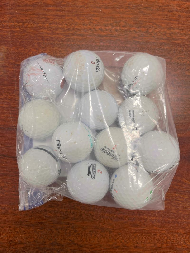 Golf balls, sz, variety, no damage
