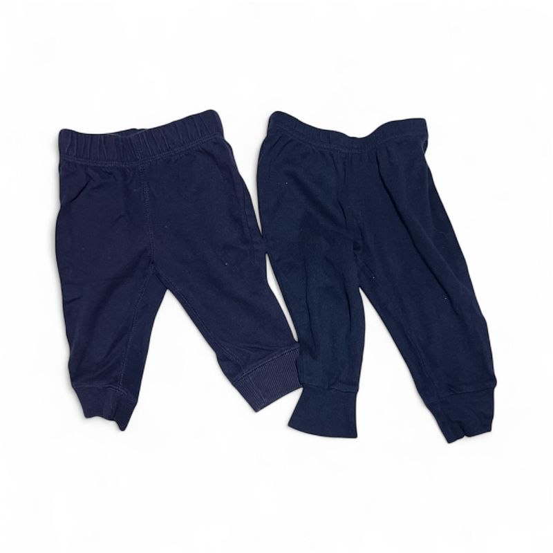 Carters 2 pairs of navy joggers. 1-6 months 1-6/9 months 6 Months