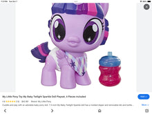Load image into Gallery viewer, Hasbro My Little Pony My Baby Twilight Sparkle My Baby Pony Twilight Sparkle Pony &amp; Bottle Dolls and Accessories
