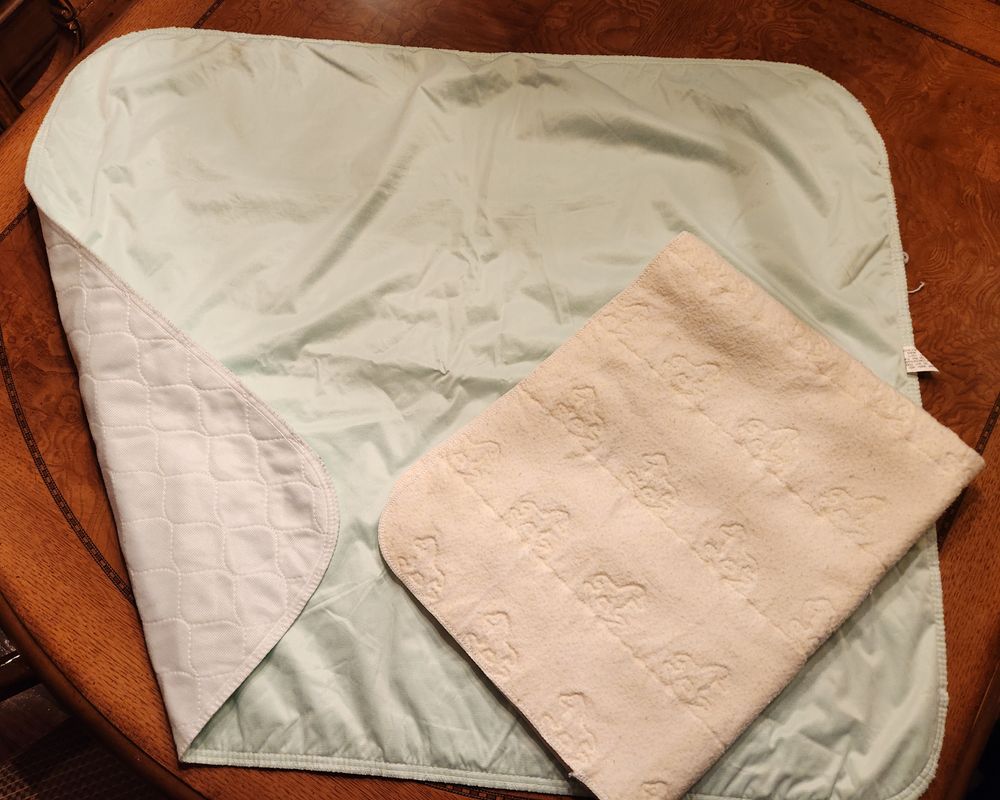 Two Crib or large diaper changing pads  Crib