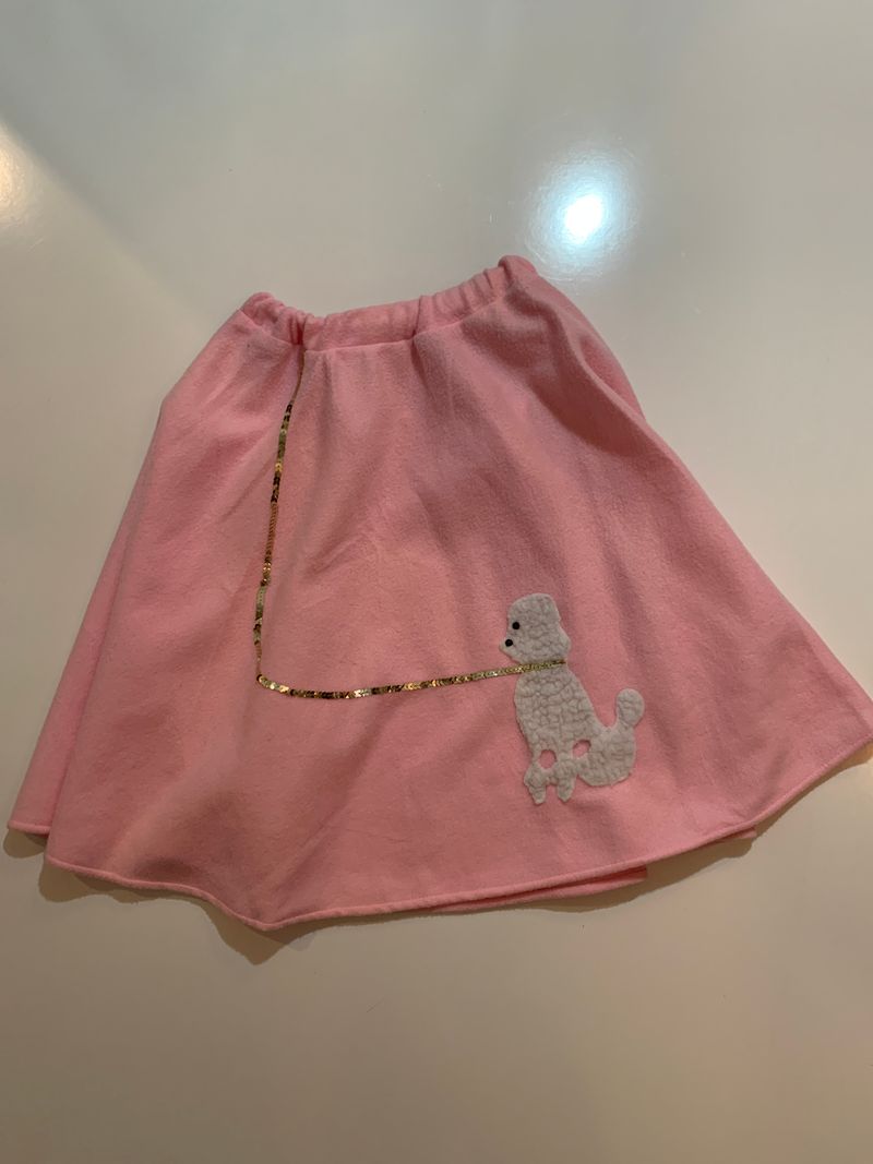 Poodle Skirt- 50 days of school Size Med 7/8 8