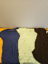 Load image into Gallery viewer, Motherhood maternity, ambiance, time tru 3 t shirts Women&#39;s Med 8-10
