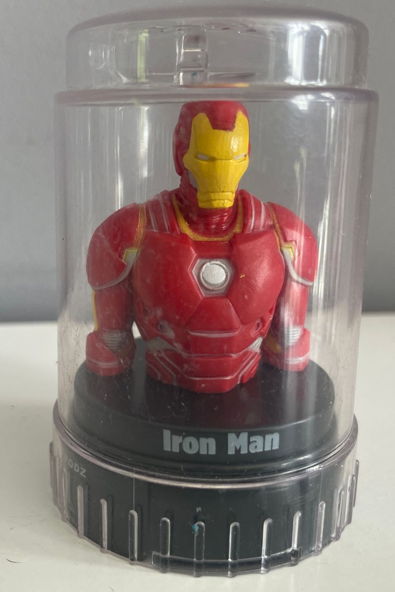 Decorative Iron Man Figure in Plastic Dome  Figures and Animals
