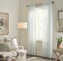 Load image into Gallery viewer, 4 NEW Pkgs Alen and Roth Gwenn Seagreen Curtains 4 Panels total, 50x84 each, Retail $108,
