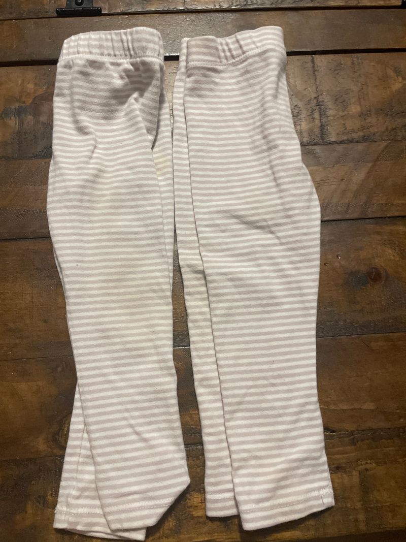Unknown Grey striped pants 12 Months