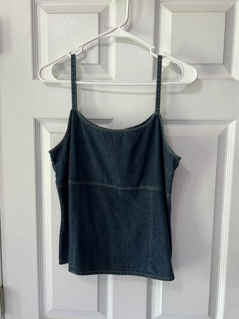 Old Navy Denim side zip camisole top SMR Women's - L