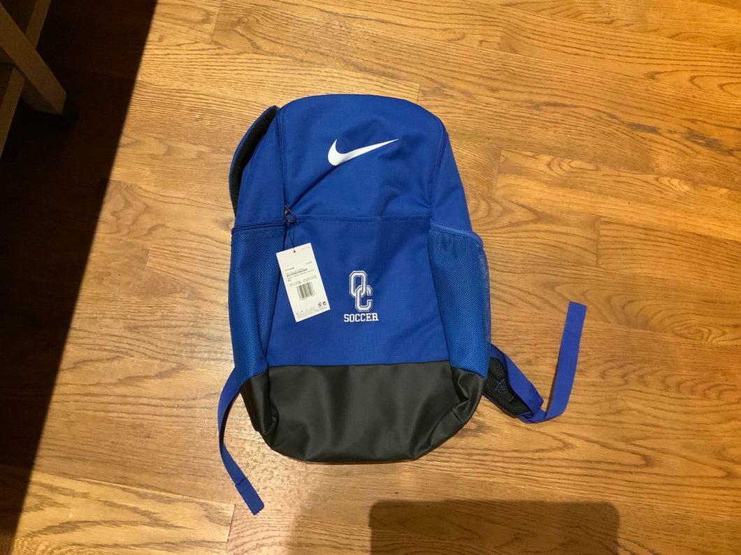NWT 24L blue soccer bag OC soccer with pockets