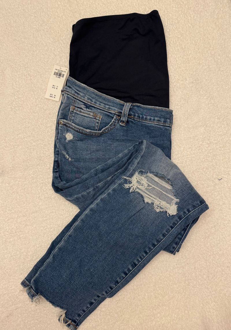 Abercrombie maternity jeans Size 16/33 long, new with tags Women's XL 16