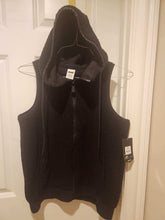 Load image into Gallery viewer, Avia Vest hooded blk sherpa, new Women&#39;s - S
