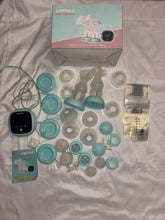 Load image into Gallery viewer, Zomee electric double pump with all parts 24/28mm Extra accessories New 20 medela breast milk bags
