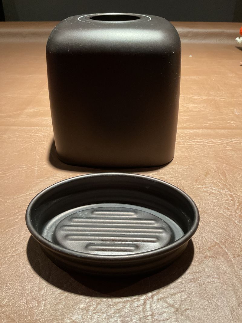 Tissue holder and soap dish Espresso color