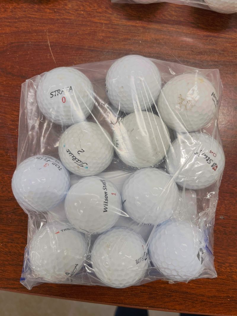 Golf balls, sz, variety, no damage