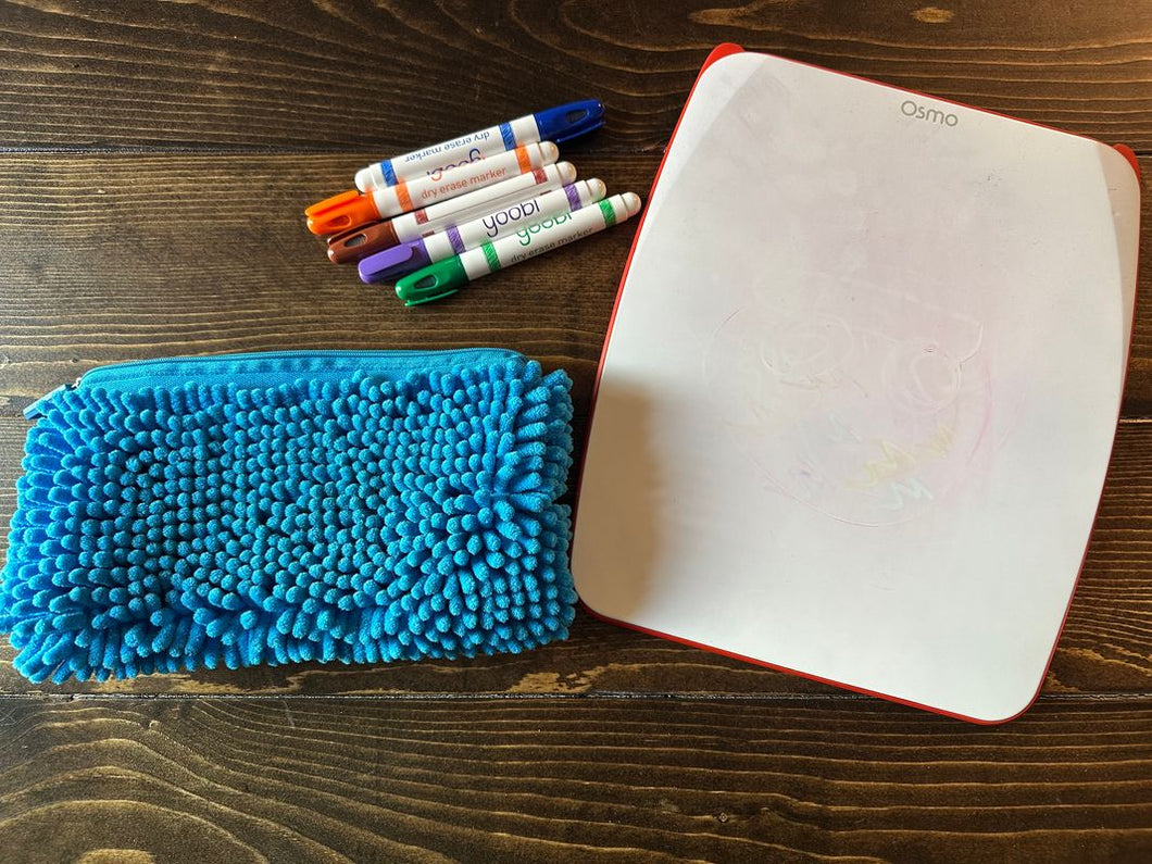 Osmo Creative Genius drawing board, dry erase markers, and zipper pouch Educational