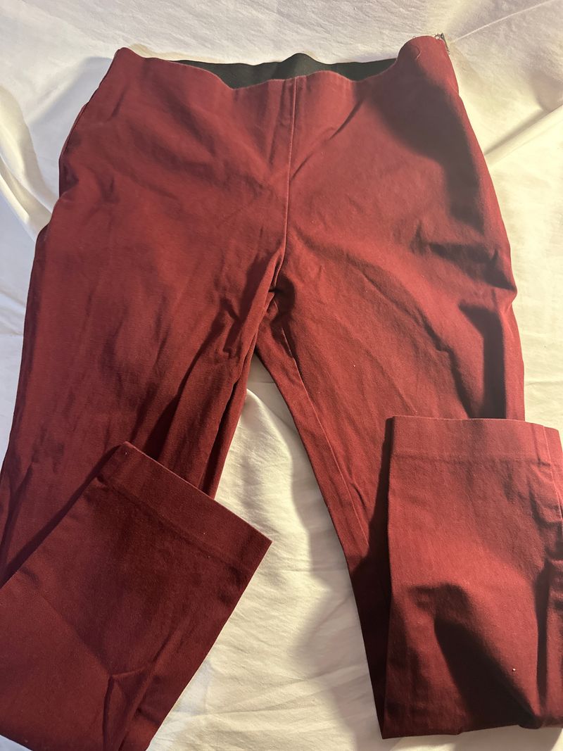 A new day ankle skinny pants with side zipper Women's 10