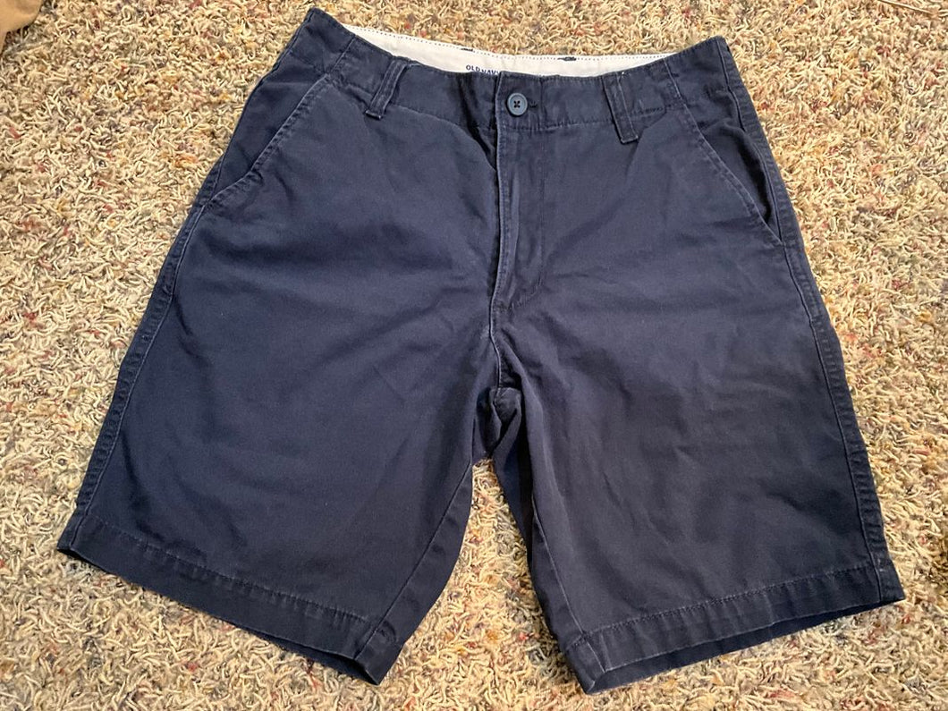 Old Navy Lived In Straight Blue Khaki Shorts  31
