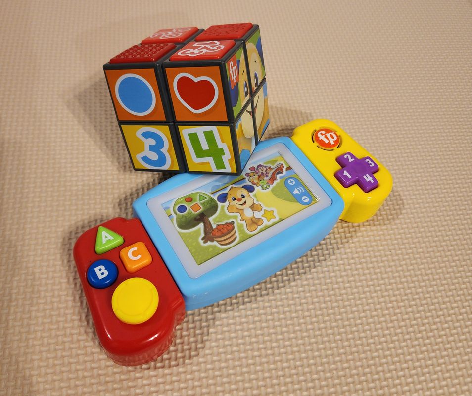 Fisher Price Rubix cube & Game controller Educational