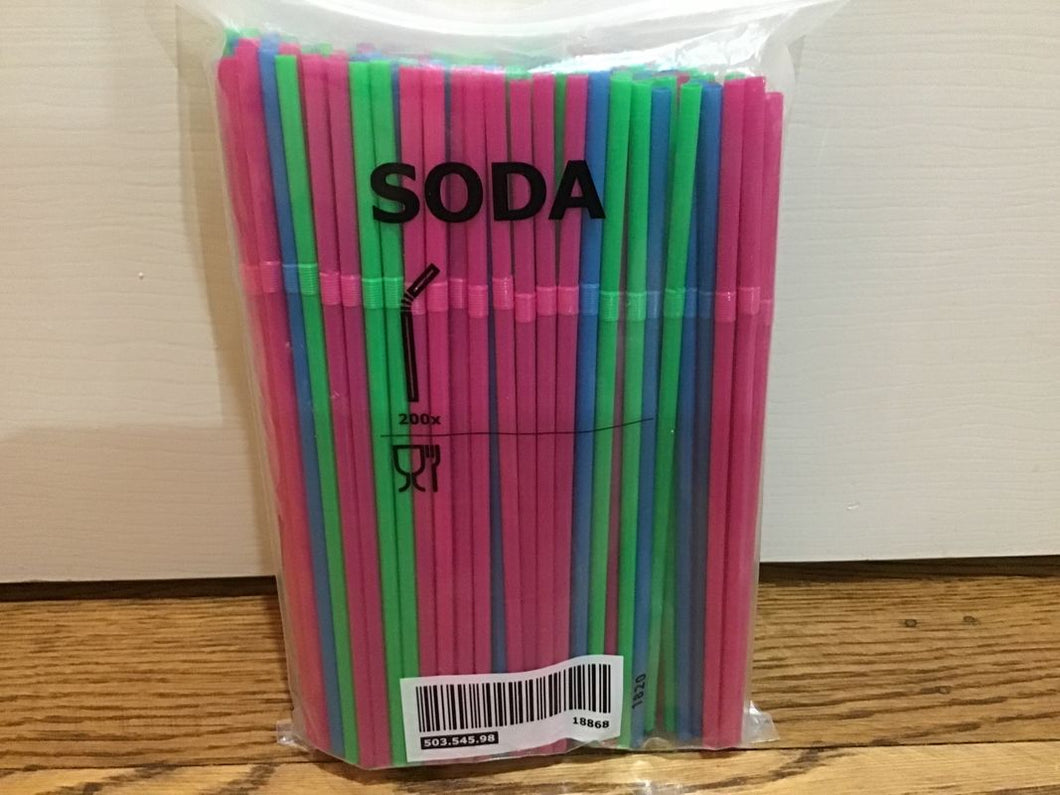 200 Soda Straws For Blow Art 200 Soda Straws for Blow Art