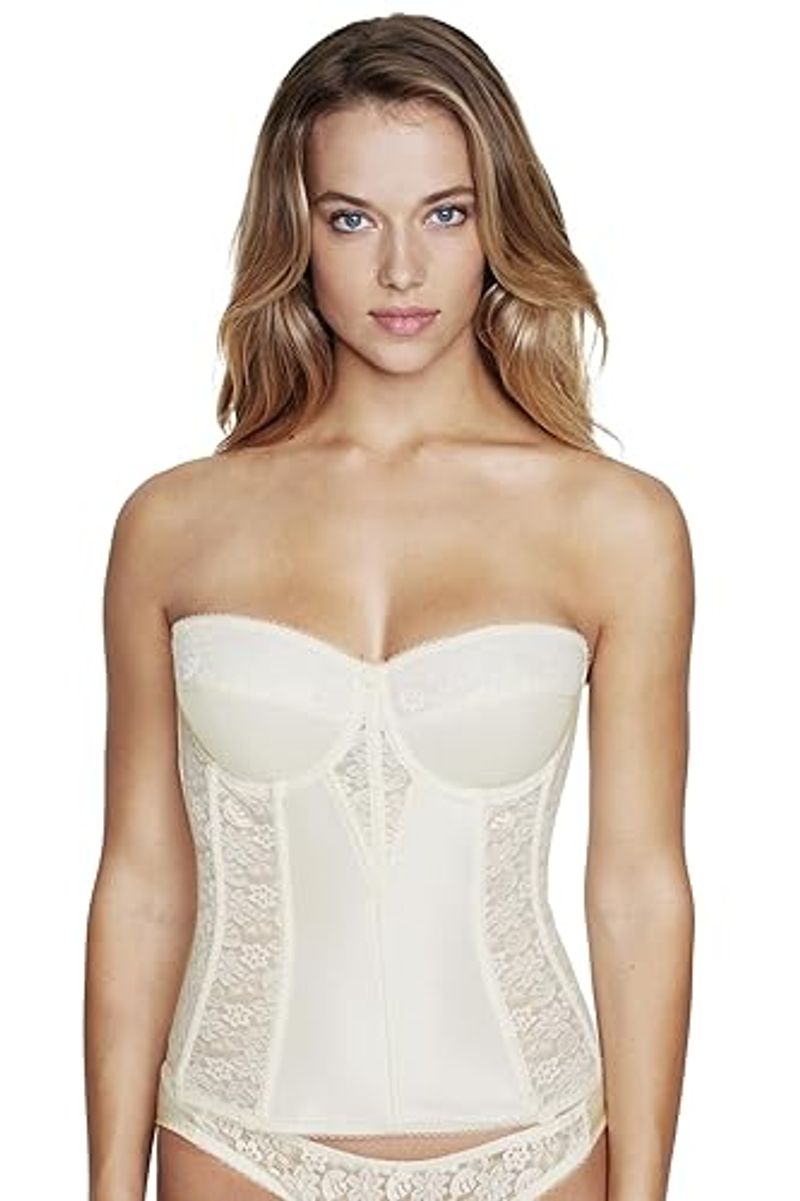 Dominique NWT Size 48D Lace Corset Full Figure Bustier Bra