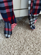 Load image into Gallery viewer, Little Bum Bums Plaid bamboo footed sleeper BNWT 2T

