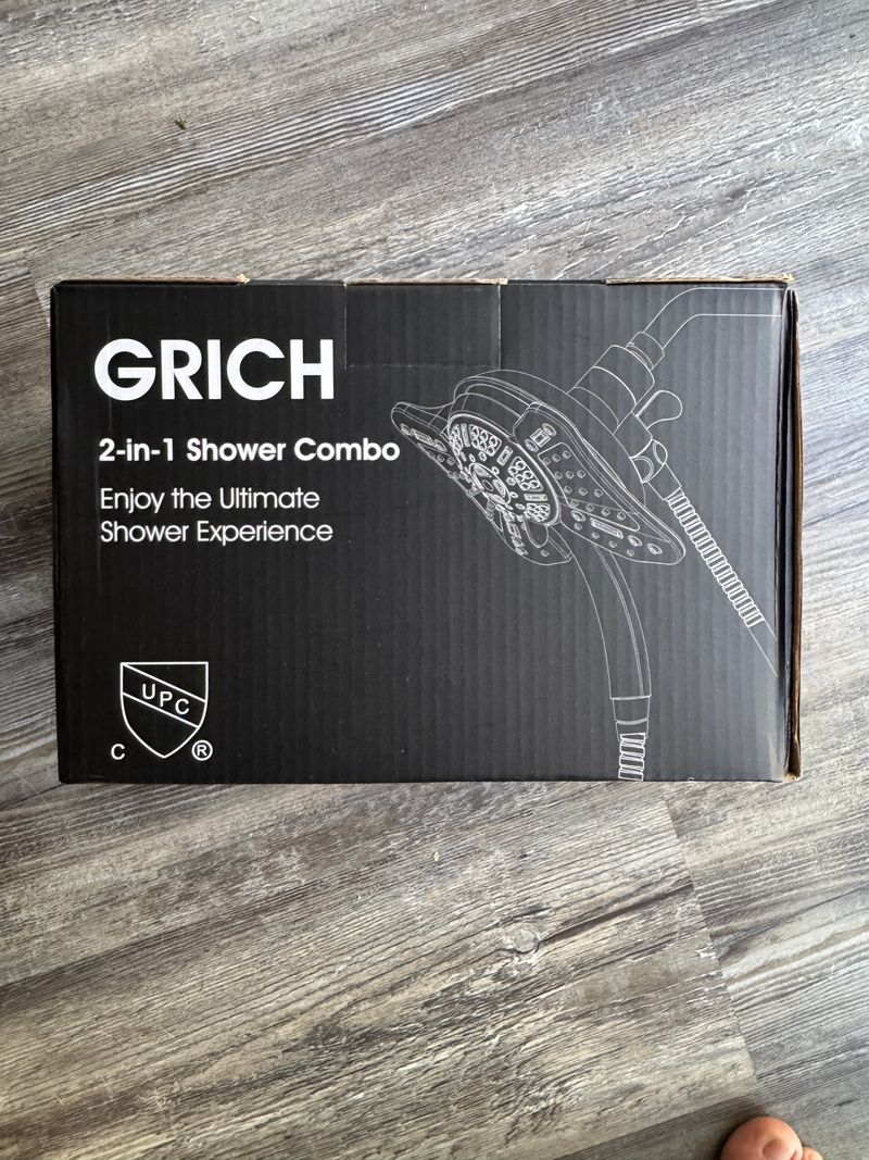 Grinch NEW Shower Head With Handheld Spray Combo Rainfall Highpressure