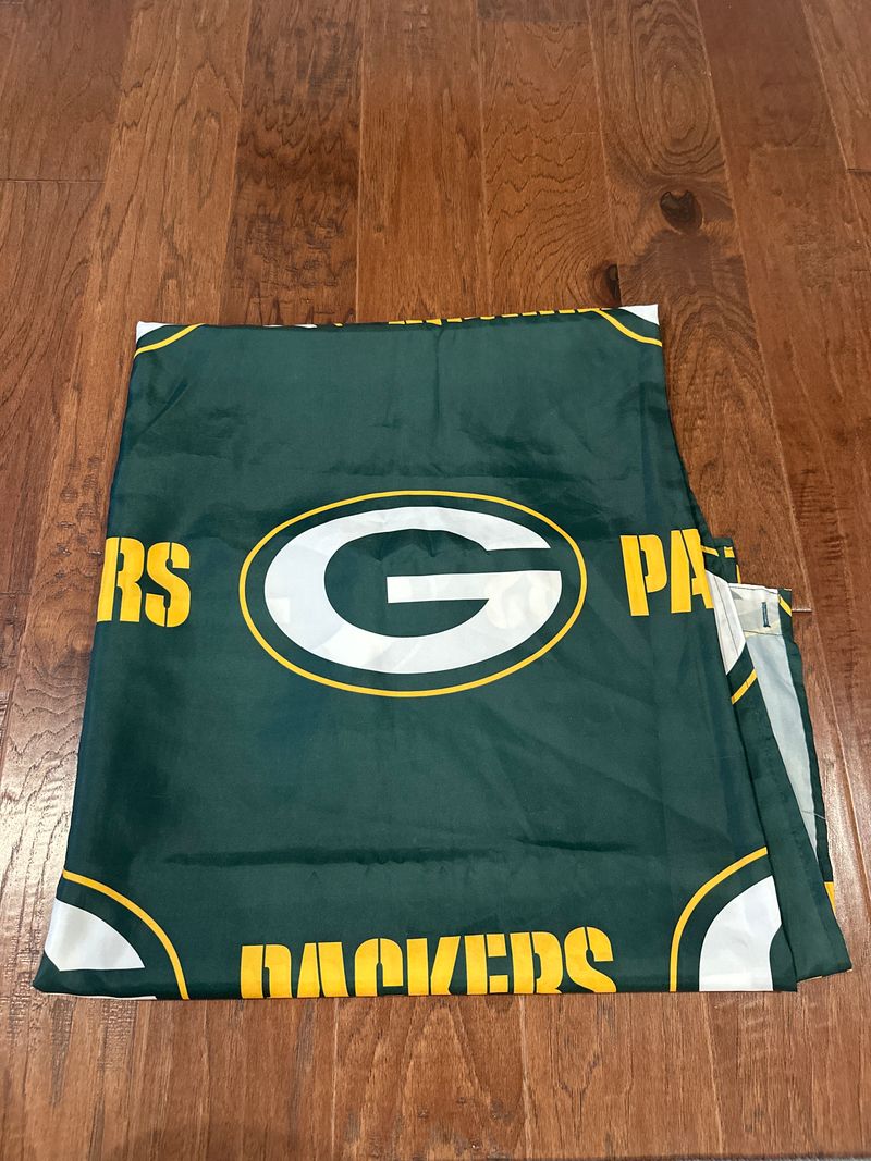 GB Packers shower curtain