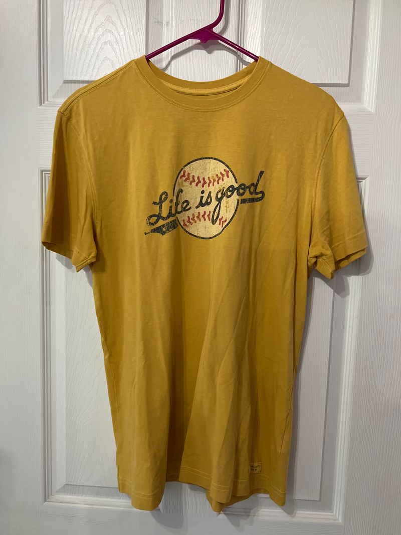 Life is Good Baseball T-shirt EUC, SMR Men's - S