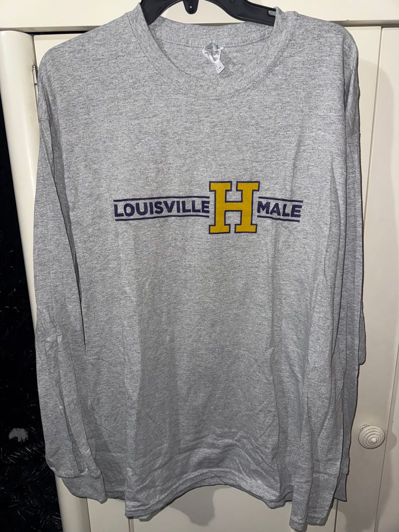 Gildan Just overbought Louisville male long sleeve Men's - XL