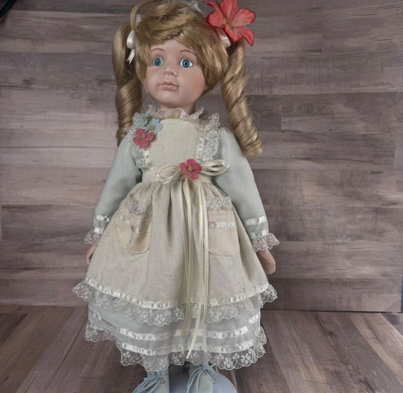 Vintage Porcelain doll Dolls and Accessories