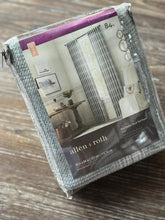 Load image into Gallery viewer, 1 Pkg Allen and Roth Englewood Gray Curtains 1 Panel, 50x84, Retail $40, Light Filtering
