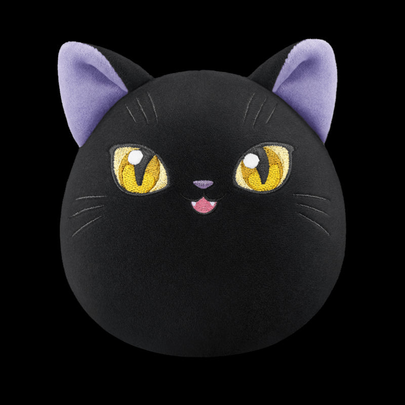 Zuru Anime Pop Yoruichi Plush Round Kitty Collectible Bleach Stuffed 4.5 inch Black Cat Plush Toys