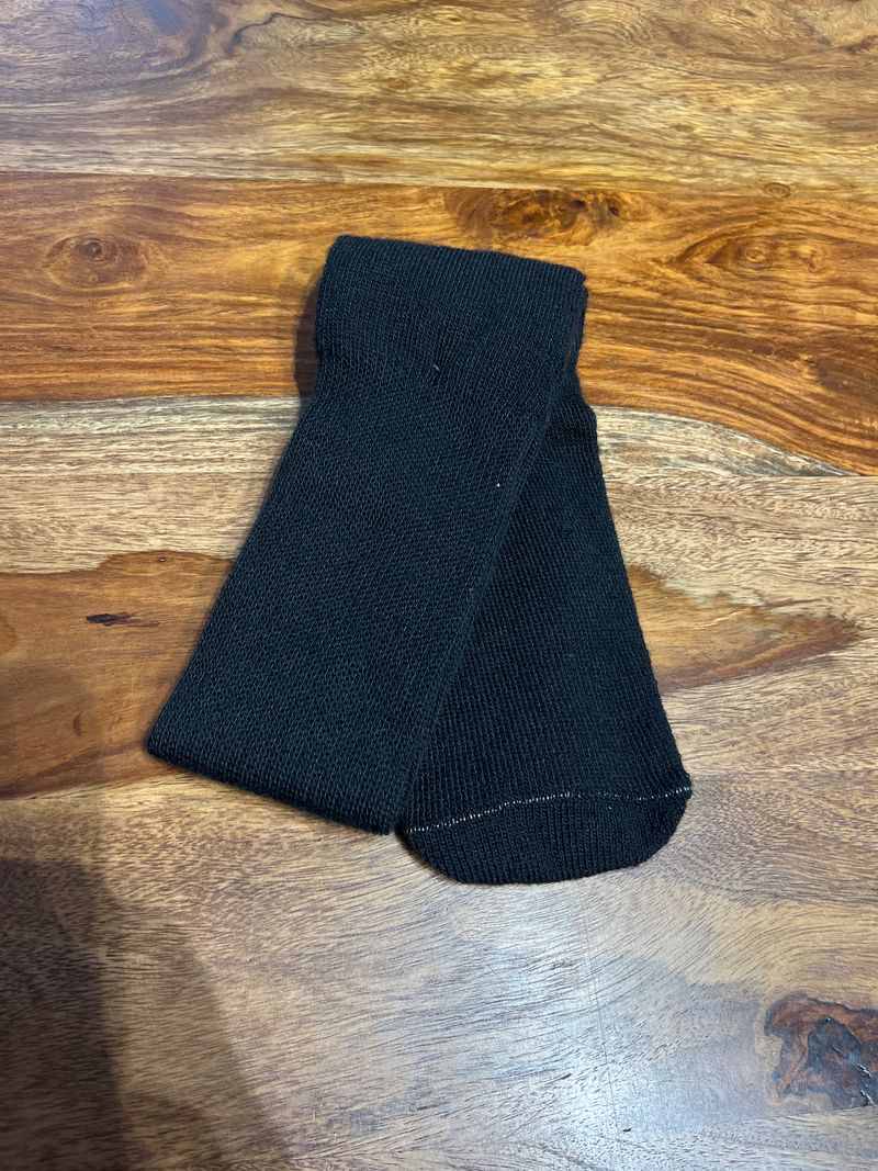 Unknown New black soccer socks -mens 7-12