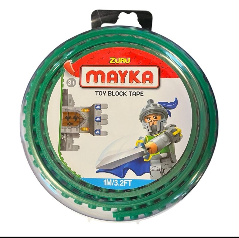 Mayka Building block tapes matches legos etc green Building