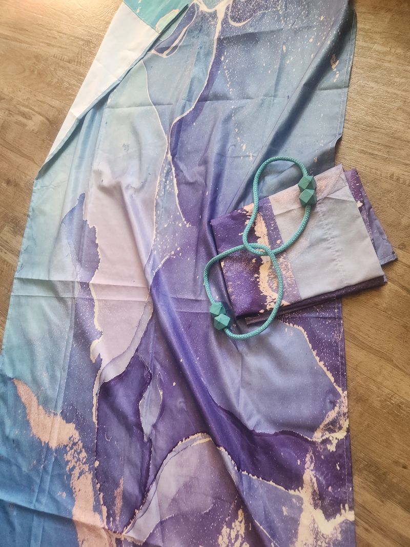 2 window valances 2 window valance with turquoise magnetic pulls