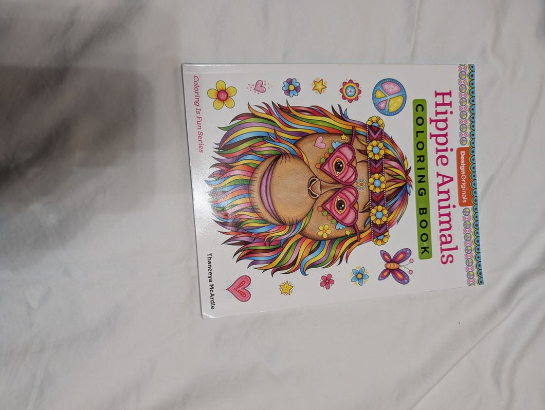 Design Originals Hippie Animals Coloring Book