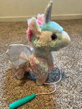 Load image into Gallery viewer, Light and Sound Animatronic unicorn Plush Toys
