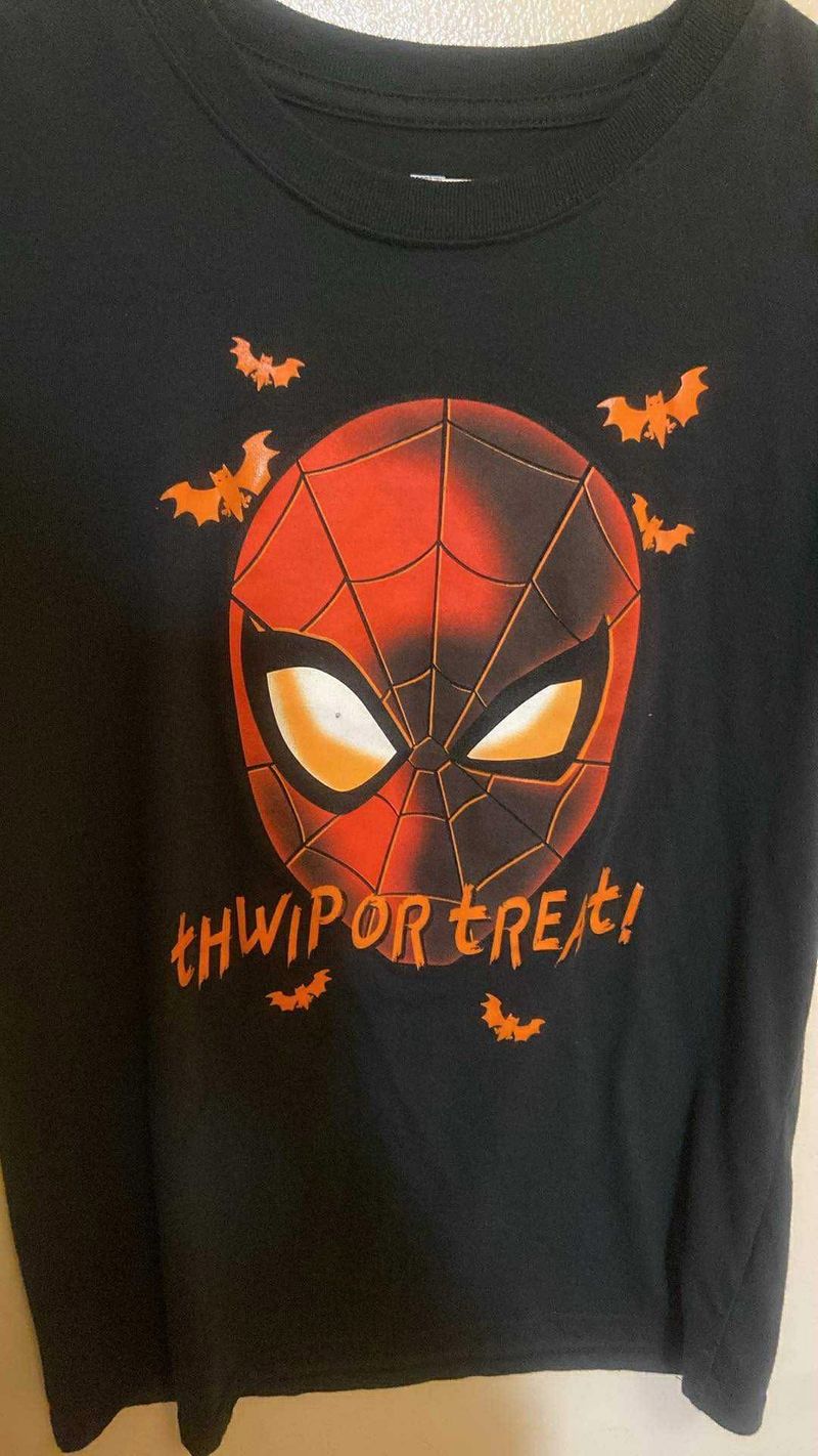 Spider Man Thwip or Treat Halloween Shirt 10/12 10