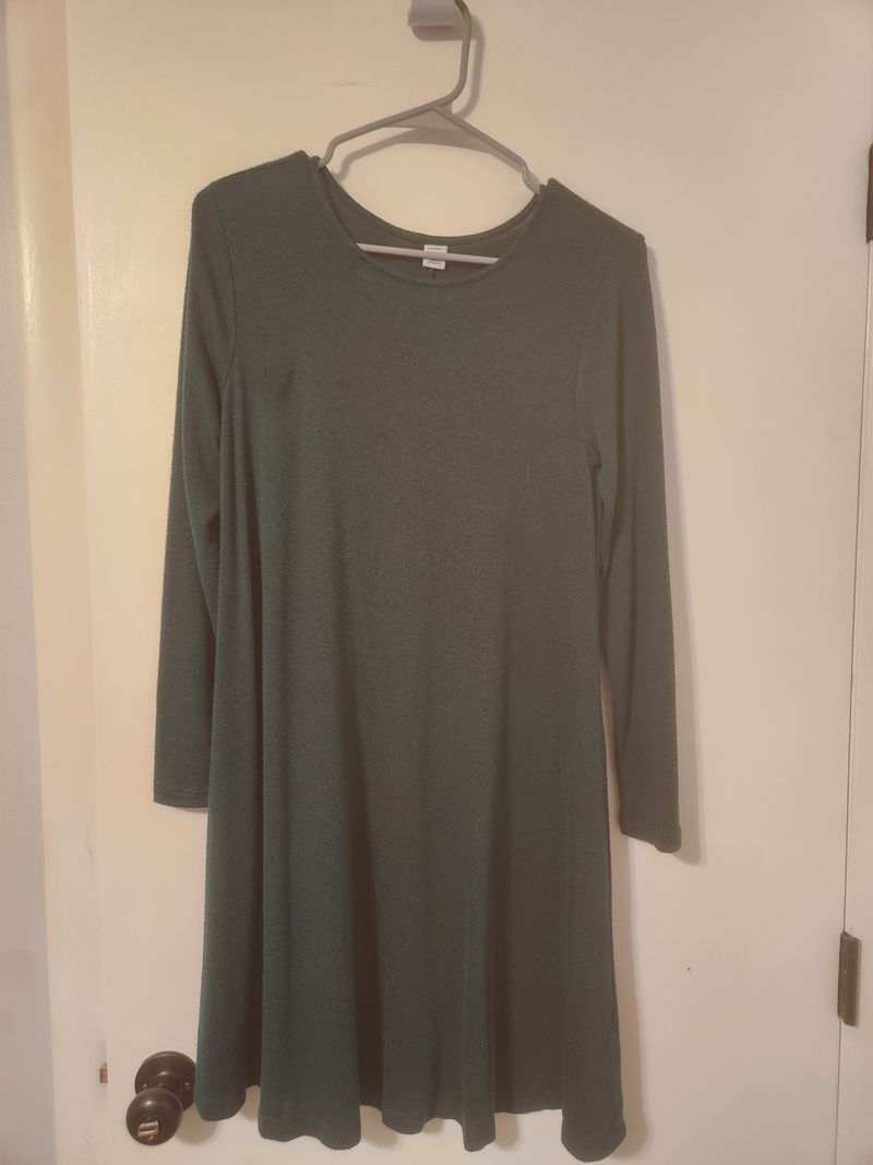 Old Navy long sleeve winter dress Women's long sleeve green dress Women's - S