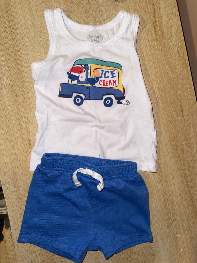 Garanimals/jumping bean garanimals 6-9 tank. jumping bean 6m shorts 6 Months