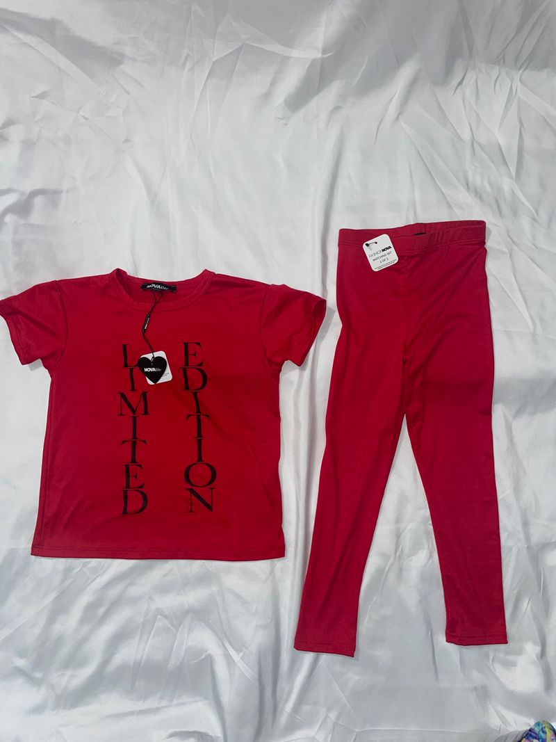 Fashion Nova NEW NWT red  limited addition outfit 3T