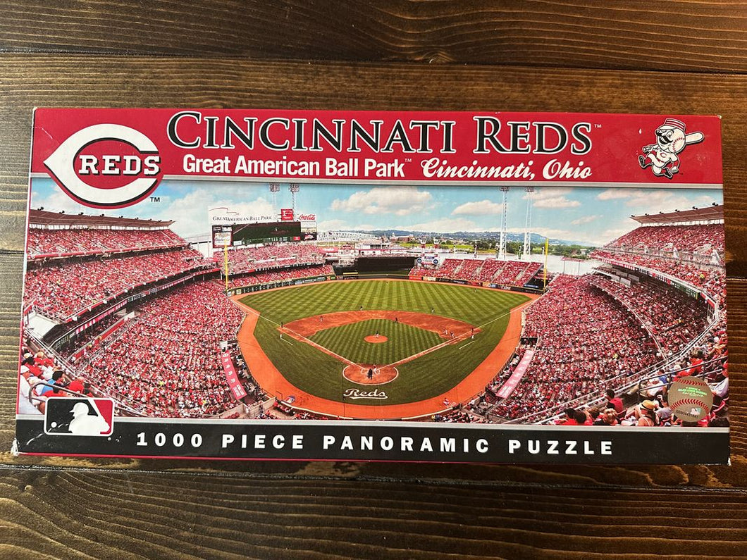 1000 piece panoramic puzzle. Cincinnati Reds Great American Ballpark Cincinnati Ohio